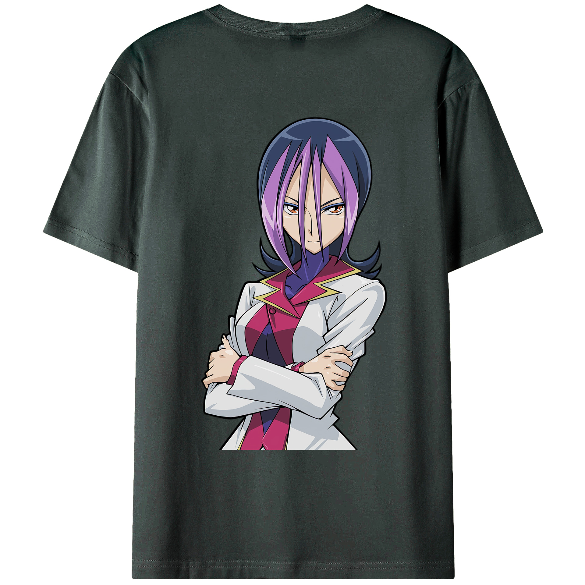 （画像用） 遊☆戯☆王 Yu-Gi-Oh! 綿100％ メンズ半袖Tシャツ（バックプリント） 通気性